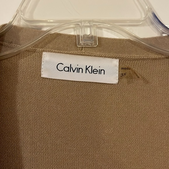 Calvin Klein open front cardigan 3X - Picture 2 of 4